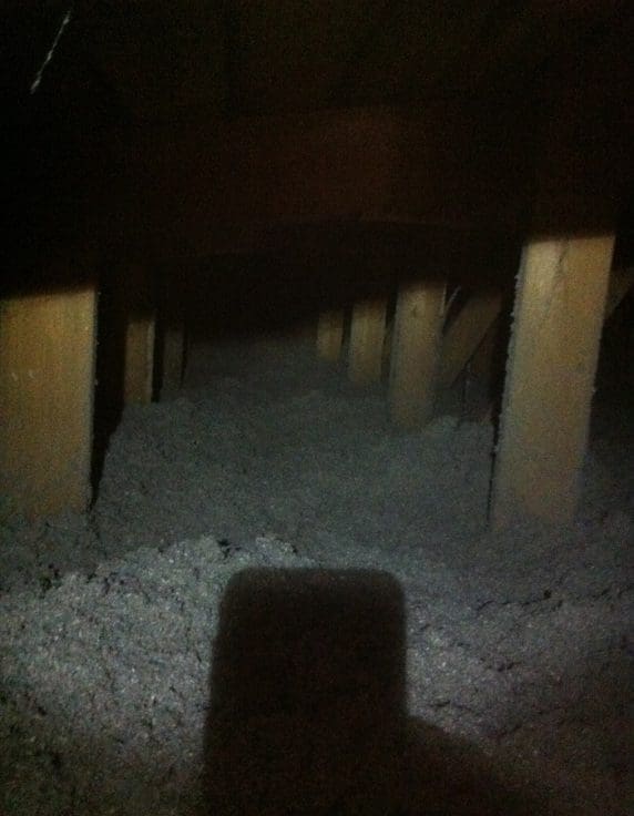 Falęcin docieplenie stropodachu poddasza dachu FHU Eko Term wdmuchiwanie dociepleń izolacji 2