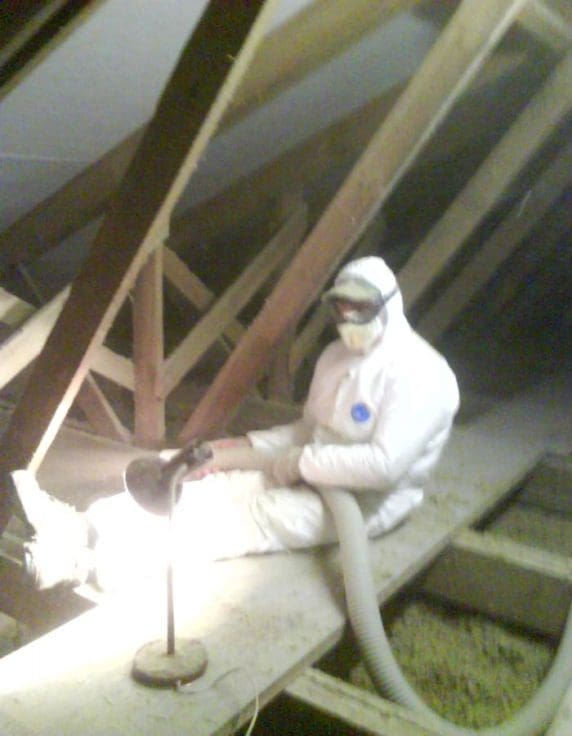 Tuchola Kujawsko Pomorskie Ocieplenie dachu poddasza FHU Eko Term wdmuchwianie celulozy 6