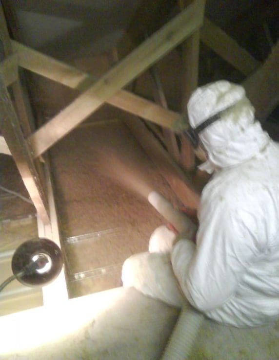 Tuchola Kujawsko Pomorskie Ocieplenie dachu poddasza FHU Eko Term wdmuchwianie celulozy 5