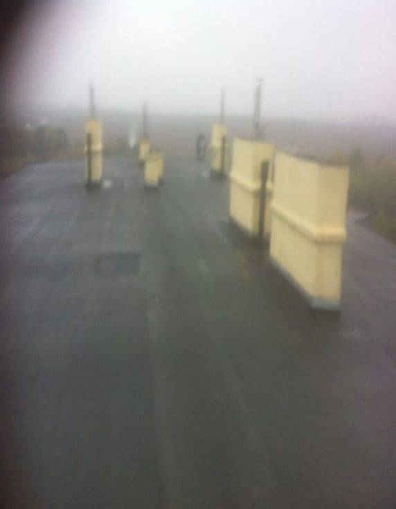 Wojnowo ocieplanie stropodachu bloku mieszkalnego FHU Eko Term wdmuchiwanie izolacji ocieplenie domu dachu i poddasza 3