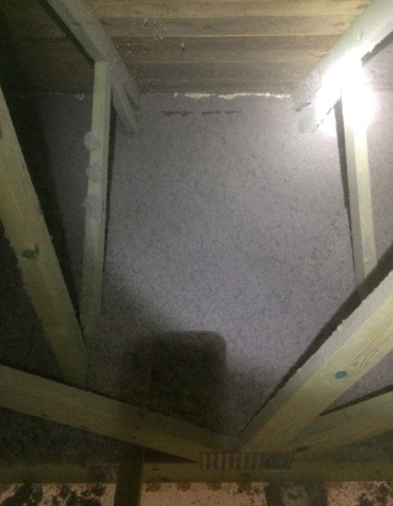 Świecie ocieplenie sufitu podwieszanego w nowym domu FHU Eko Term wdmuchiwanie celulozy 6