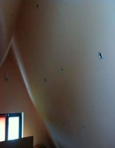 Gdansk naprawa ocieplenia poddasza materiałem izolacyjnym - ściana nr 3 