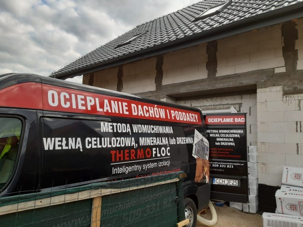 Wdmuchiwanie izolacji Termicznych Eko Therm Daniel Borowiec w Maju 2020
