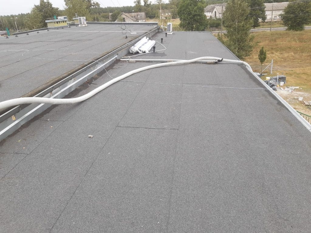 ocieplenie świetlicy w Bydgoszczy FHU Eko Term wdmuchiwanie izolacji celulozy Thermofloc 3