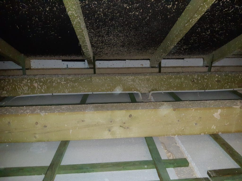 Ocieplenie domu jednorodzinnego poddasza dachu Wołuszewo koło Ciechocinka FHU Eko Term 4