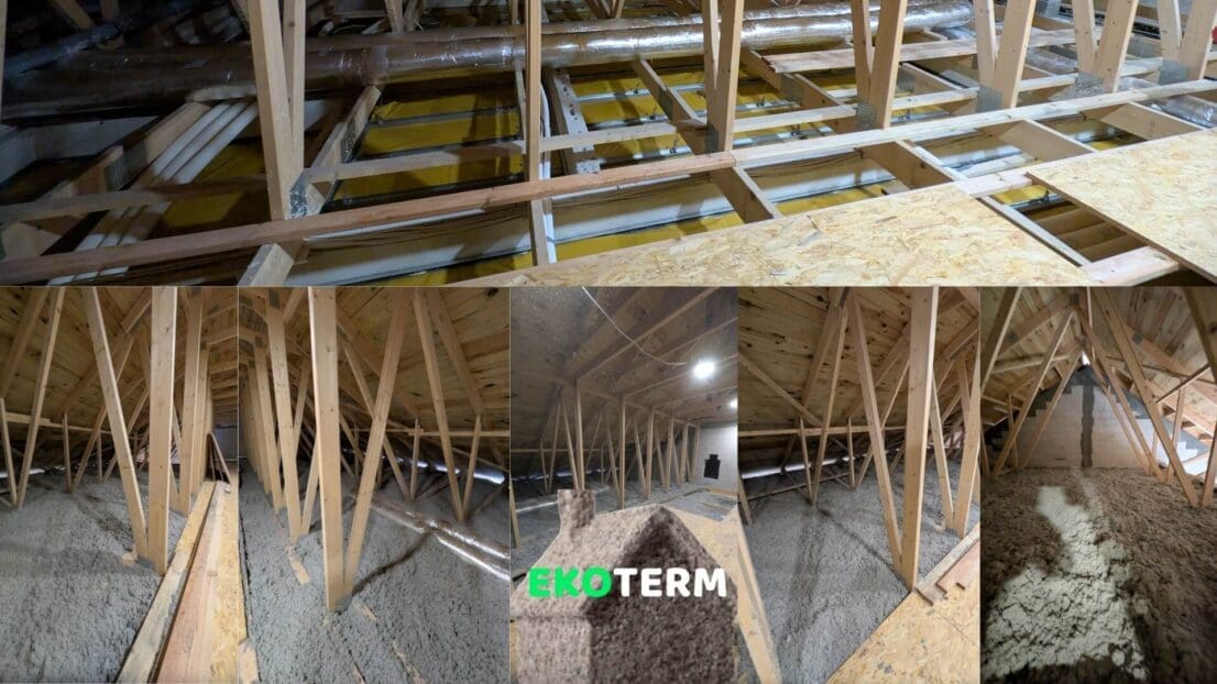 Jak ocieplić strop na poddaszu nieużytkowym i użytkowym? Celuloza Thermofloc to nr 1!